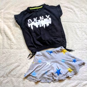 DKNY girl sweatshirt & Land's End Skort

DKNY girl
